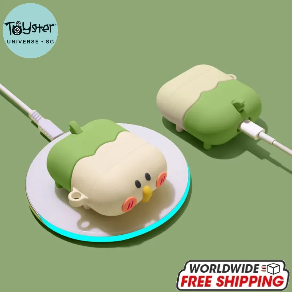 Cartoon Cute Shiba Inu Dog Silicone Earphone Cases For Apple Airpods