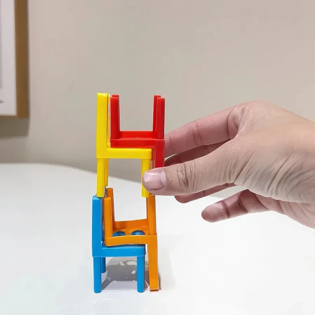 Chair Stacking Tetra Tower Fun Balance Game