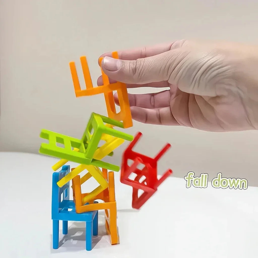 Chair Stacking Tetra Tower Fun Balance Game