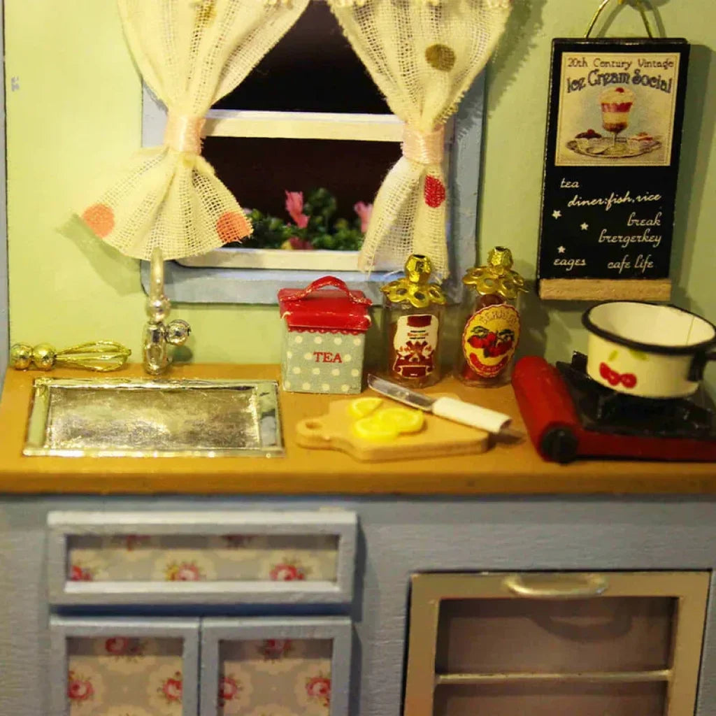 Charming Diy Miniature Caravan House With Furniture