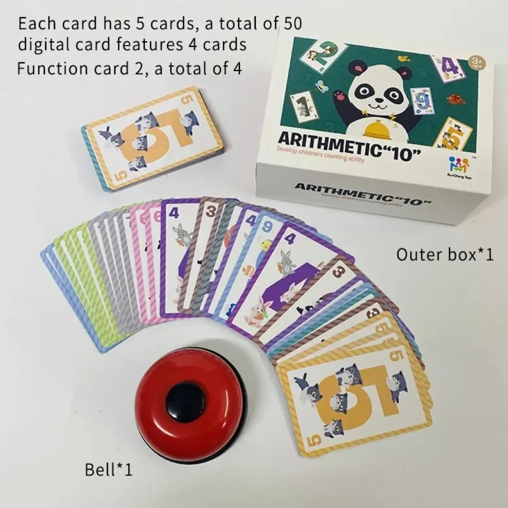 Children’s Number Cards Math Addition And Subtraction