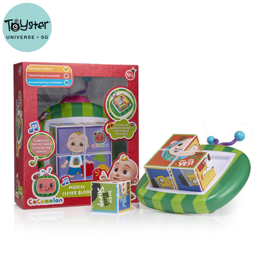 Cocomelon Musical Clever Blocks Reading Toys