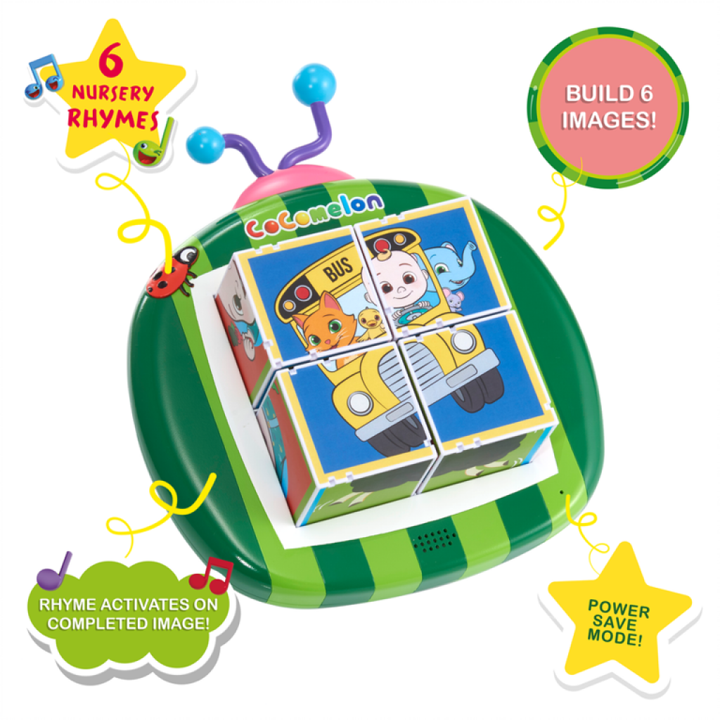 Cocomelon Musical Clever Blocks Reading Toys