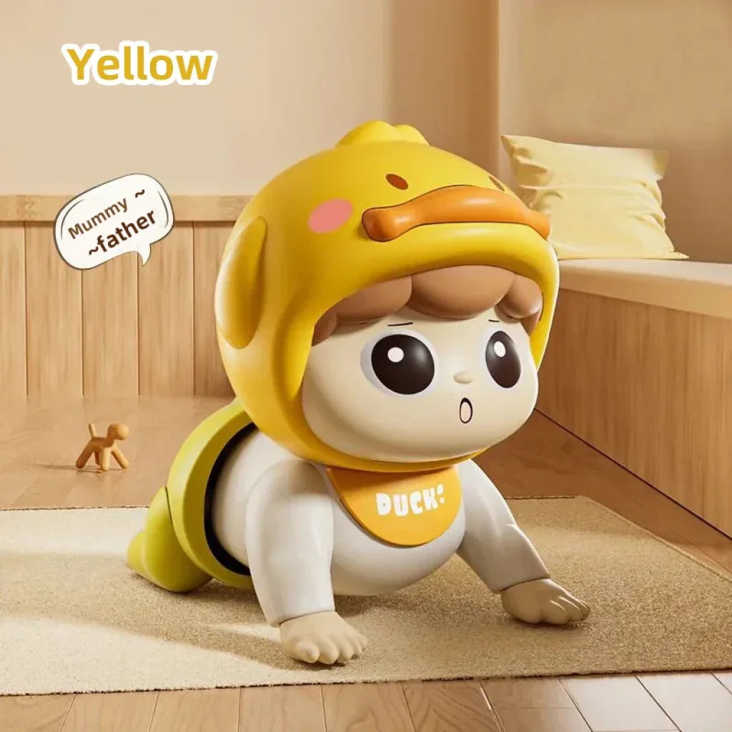 Crawling Baby With Music - YELLOW