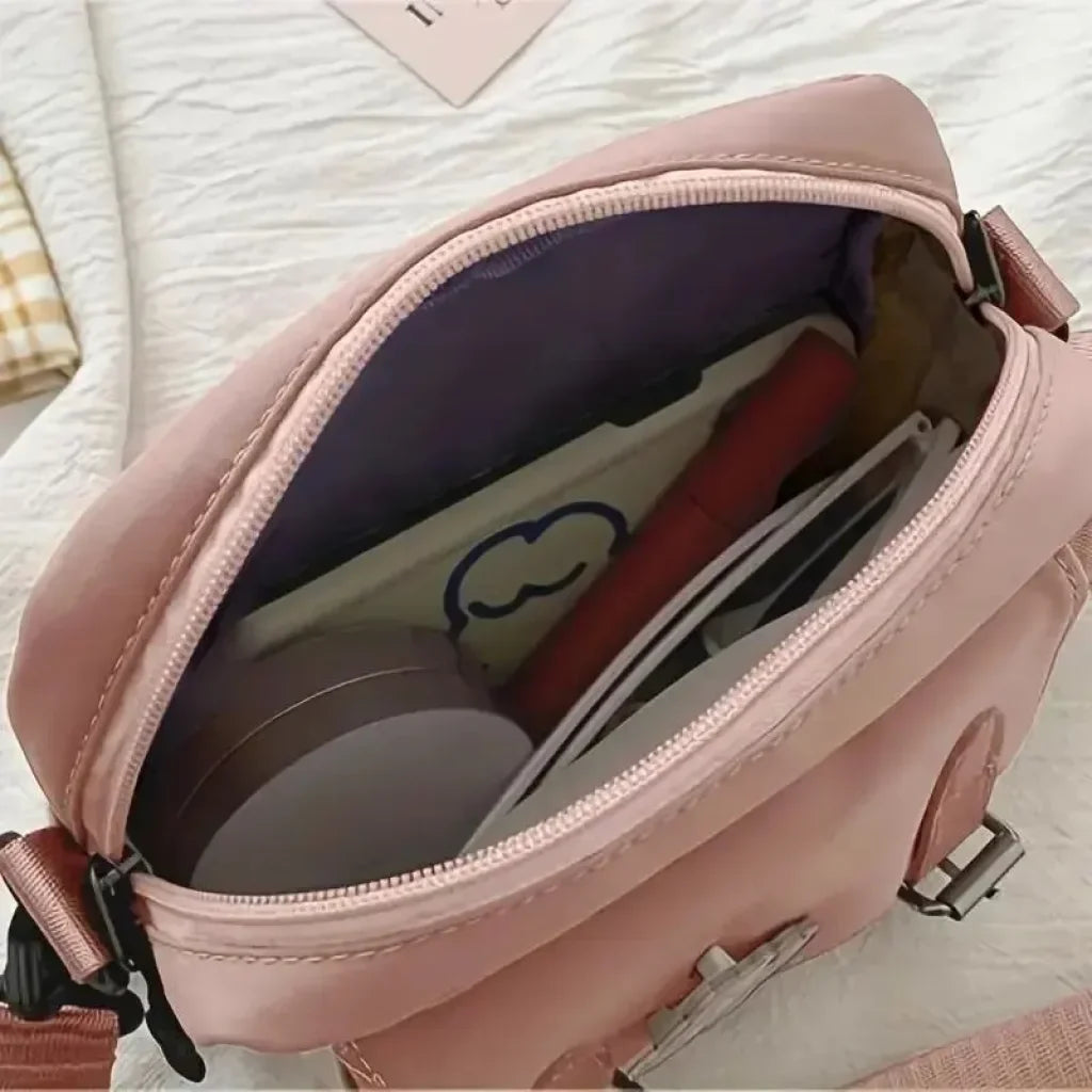 Crossbody Canvas Bag For Girls Student