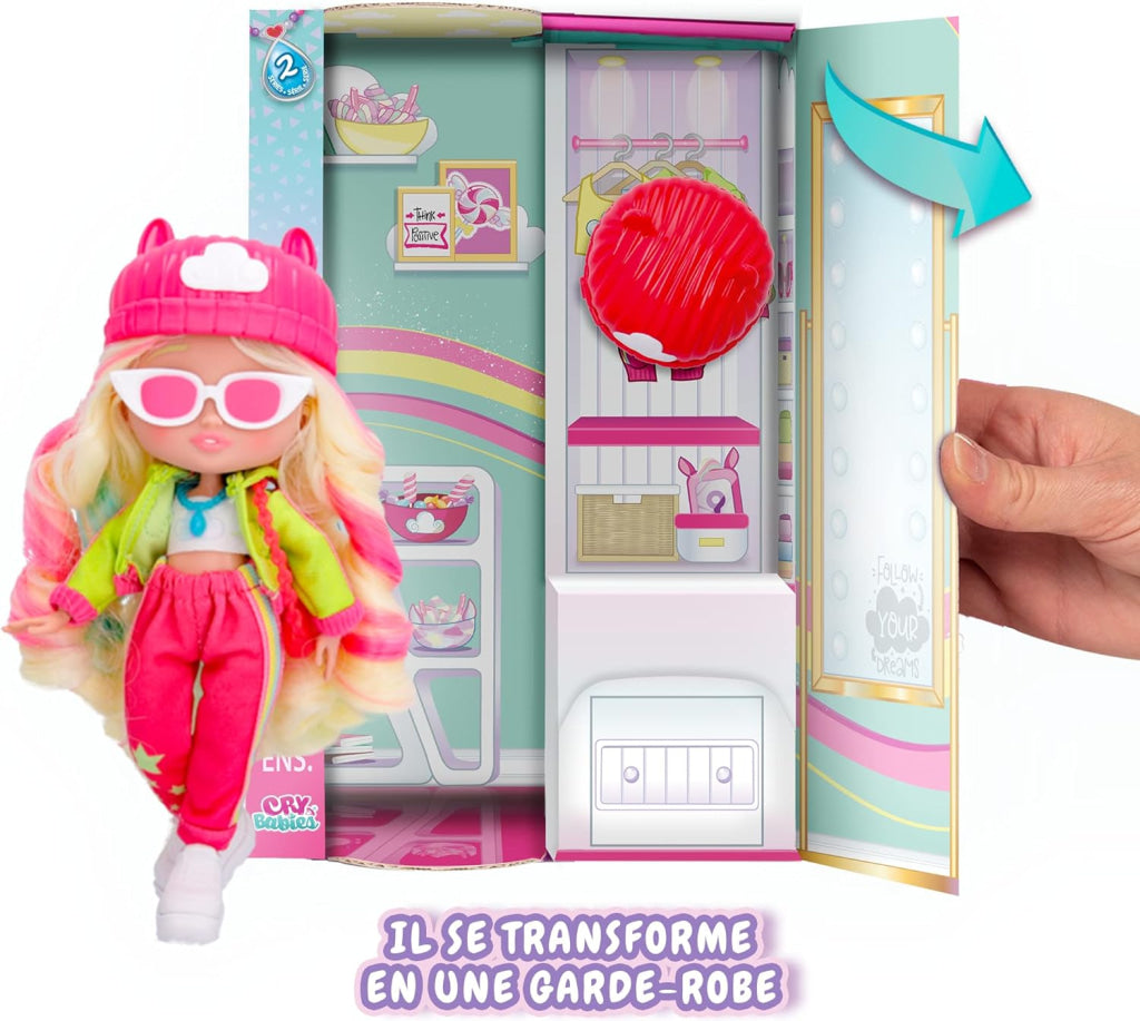 Cry Babies Bff Hannah Fashion Doll With 9 + Surprises