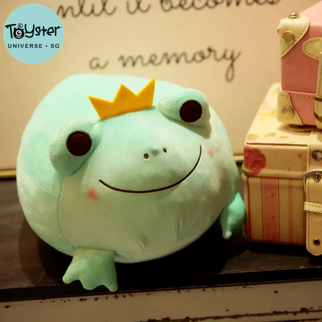 Cute Crown Frog Plush