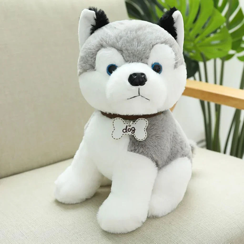 Cute Dog Plush Toy Husky / 22Cm