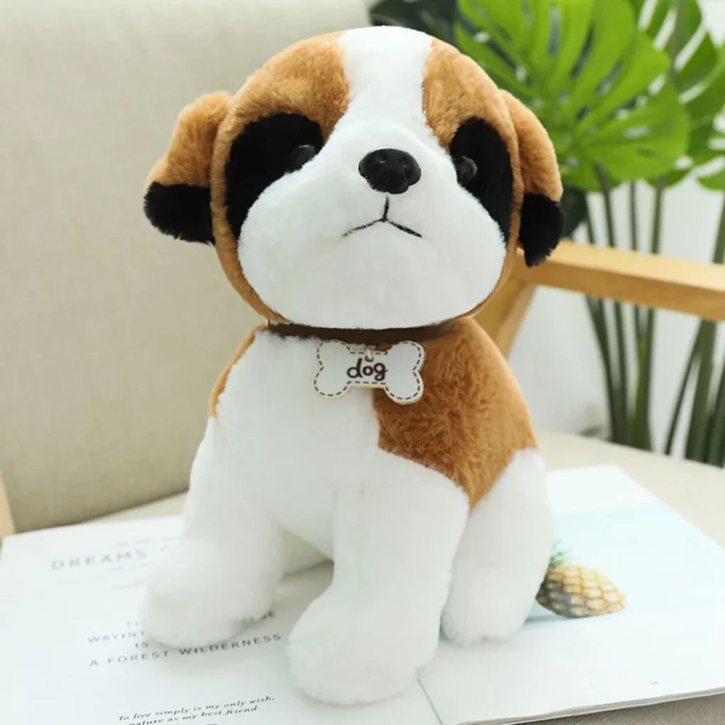 Cute Dog Plush Toy Saint Bernard / 22Cm