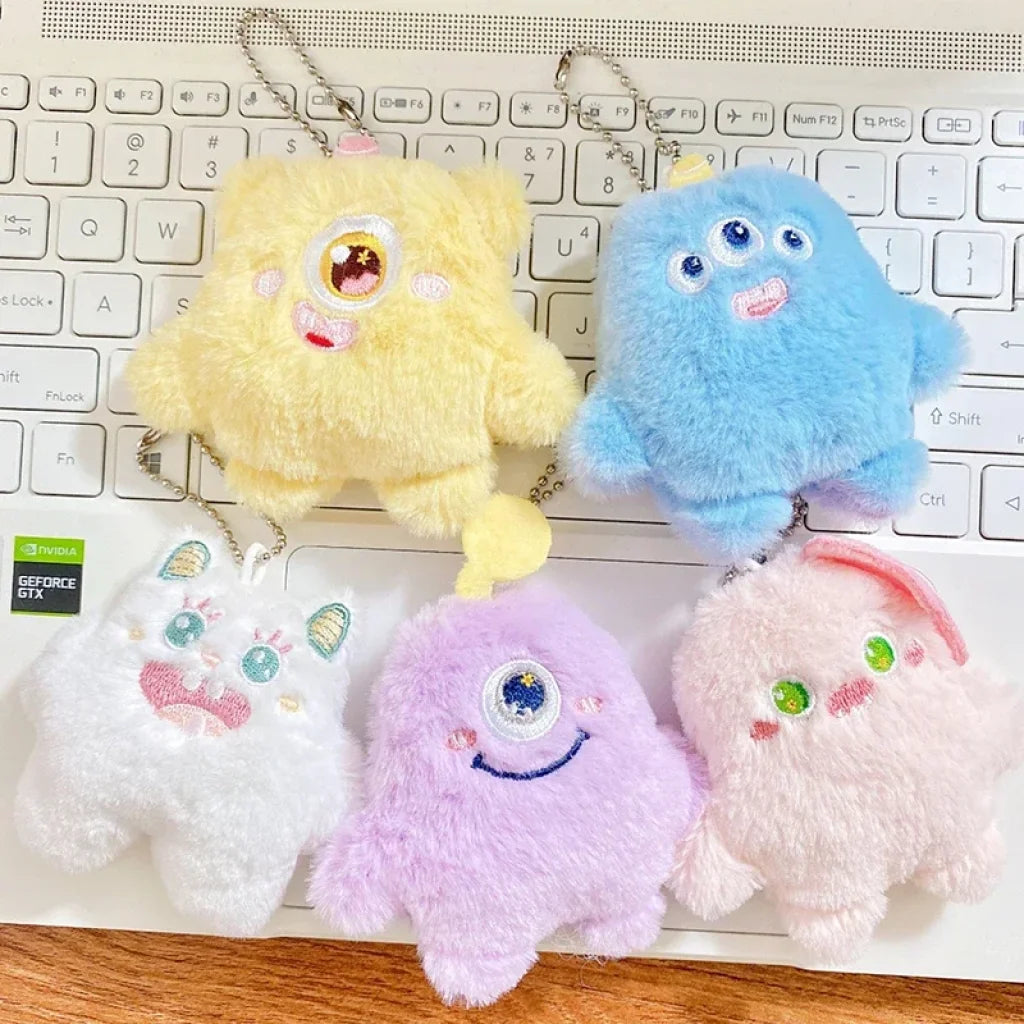 Cute Plush Monster Key Chains