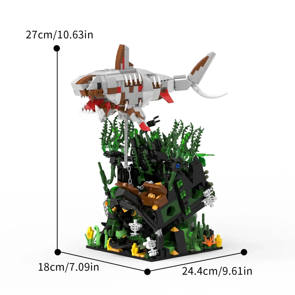 Deathshark’s Fortune Building Blocks 1014PCS - No Box