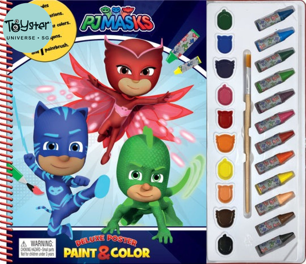 Deluxe Poster Paint & Colour: Pj Masks