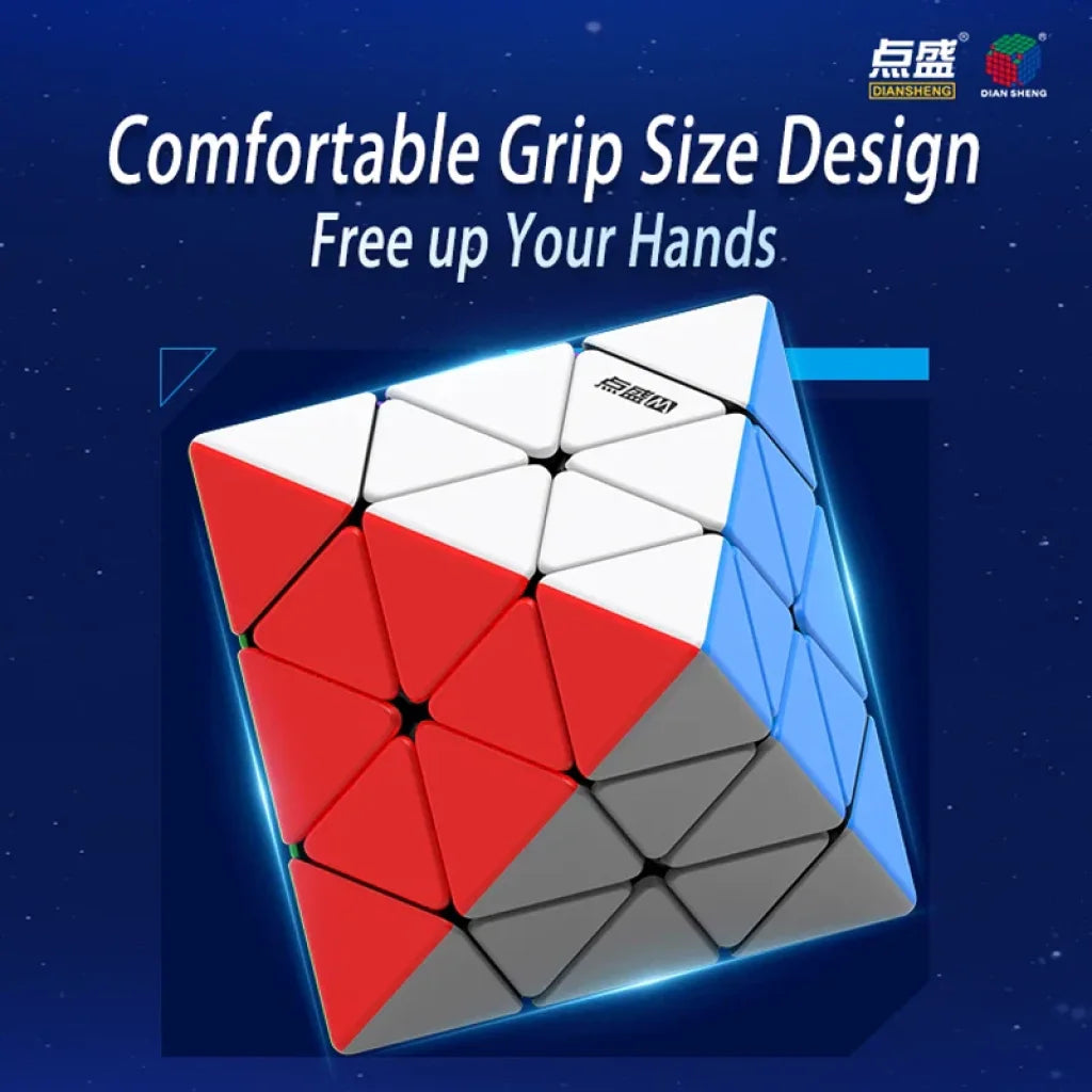 Diansheng Face Turning Octahedron Magnetic Magic Cube Diansheng