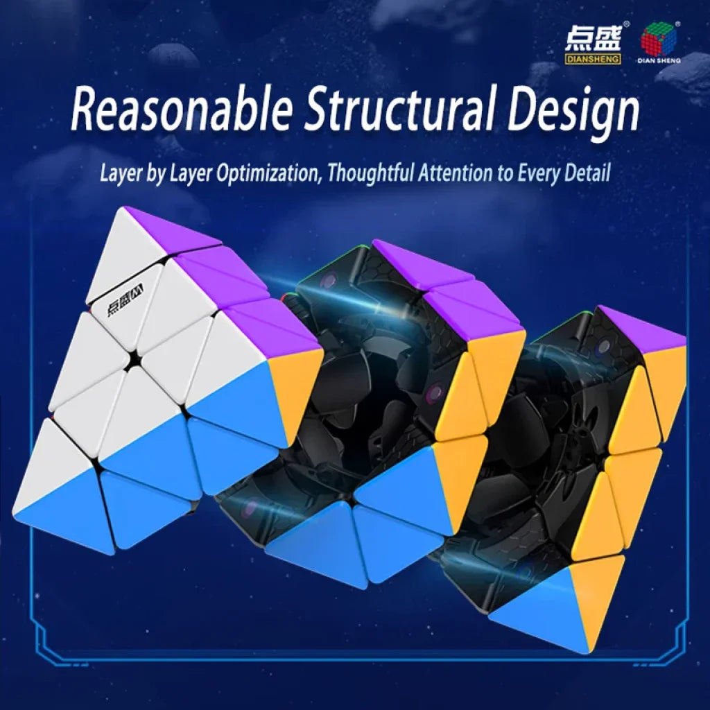 Diansheng Face Turning Octahedron Magnetic Magic Cube Diansheng