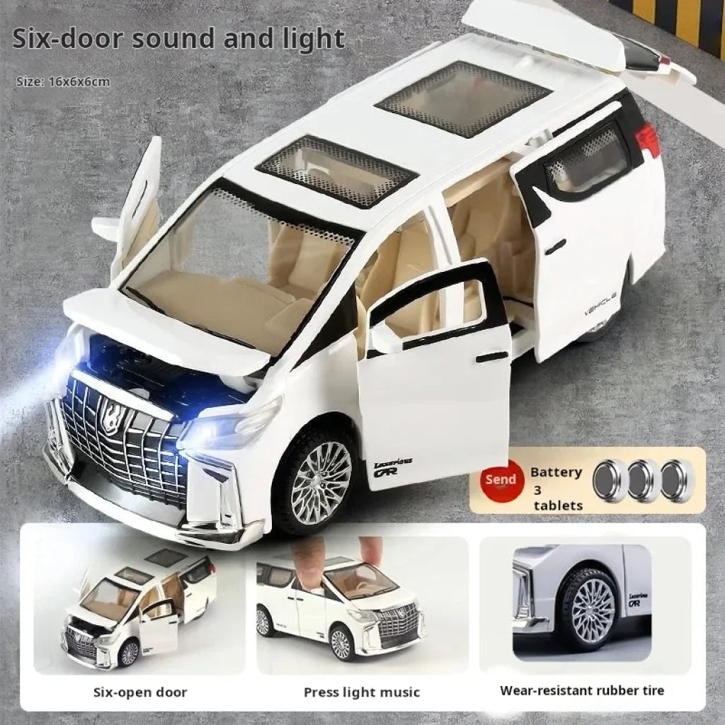 Die-cast Ambulance Fire-Truck Police Mini Car 1:32 - WHITE