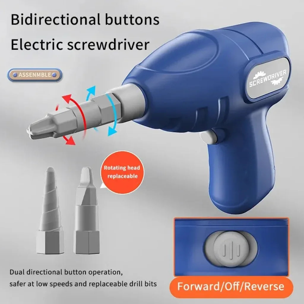 Dinosaur Tool Set Electric Drill Screw Nut 3D Puzzle