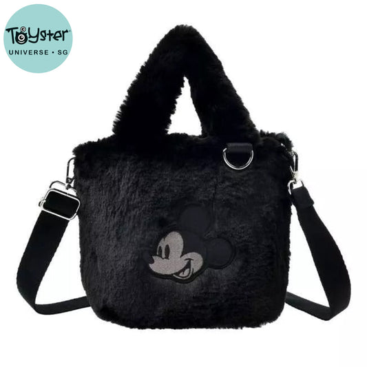 Disney Mickey Mouse 2 Way Fur Tote Bag