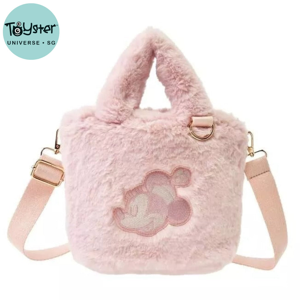 Disney Minnie Mouse 2 Way Fur Tote Bag