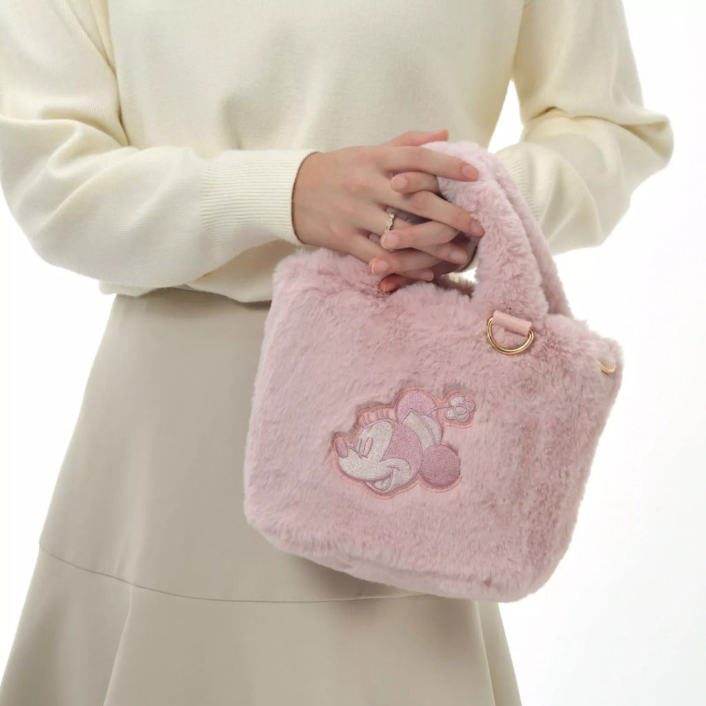 Disney Minnie Mouse 2 Way Fur Tote Bag