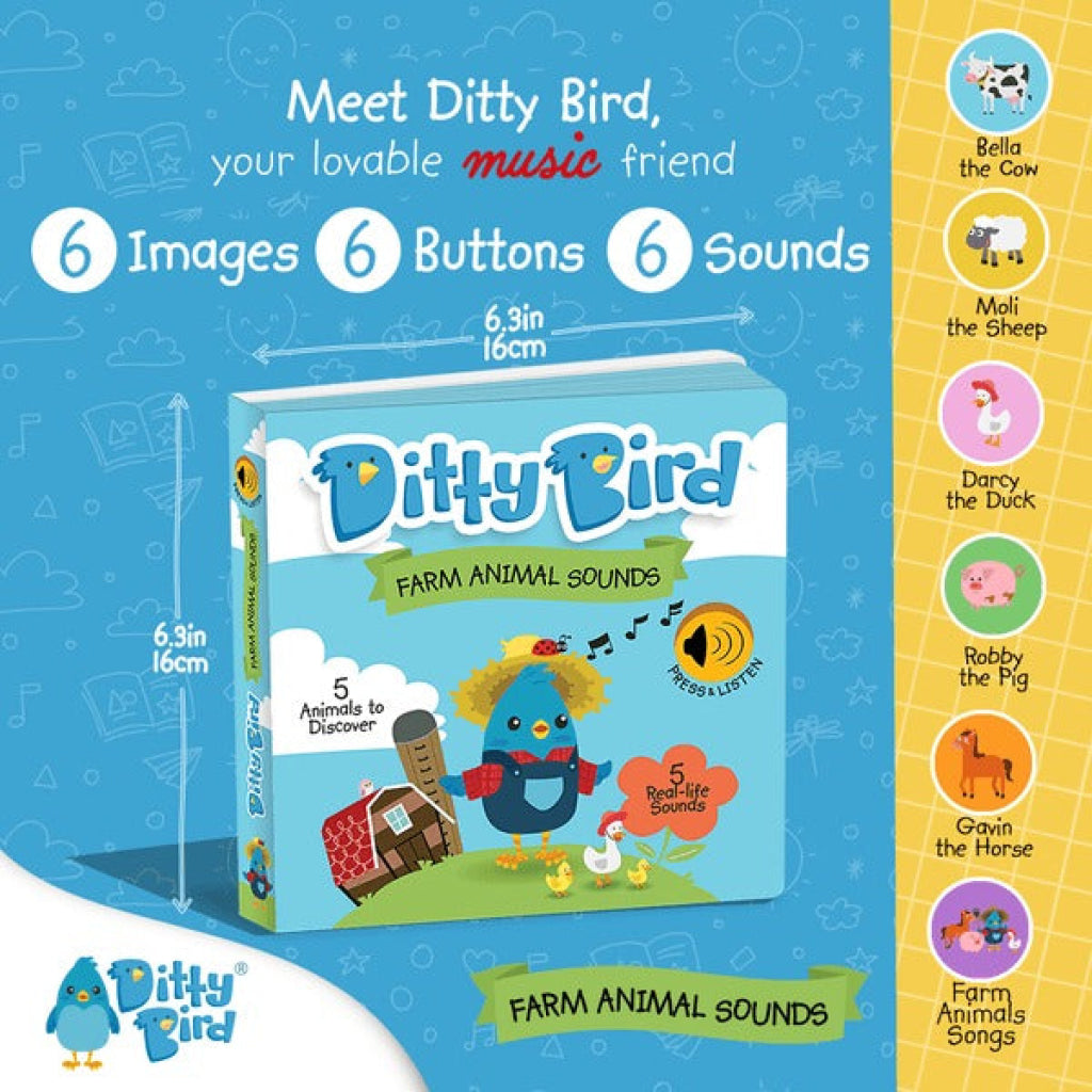 Ditty Bird: Farm Animal Sounds - Ditty Bird
