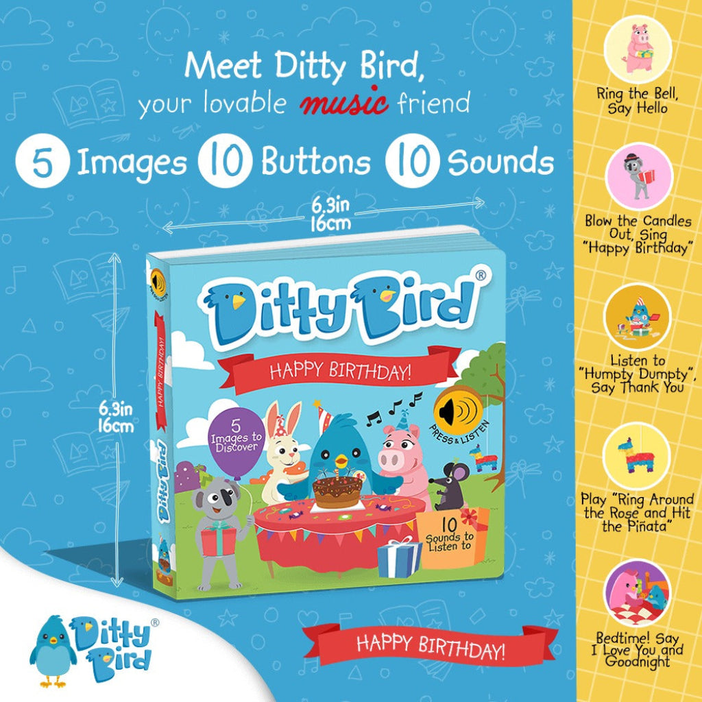 Ditty Bird: Happy Birthday Bird