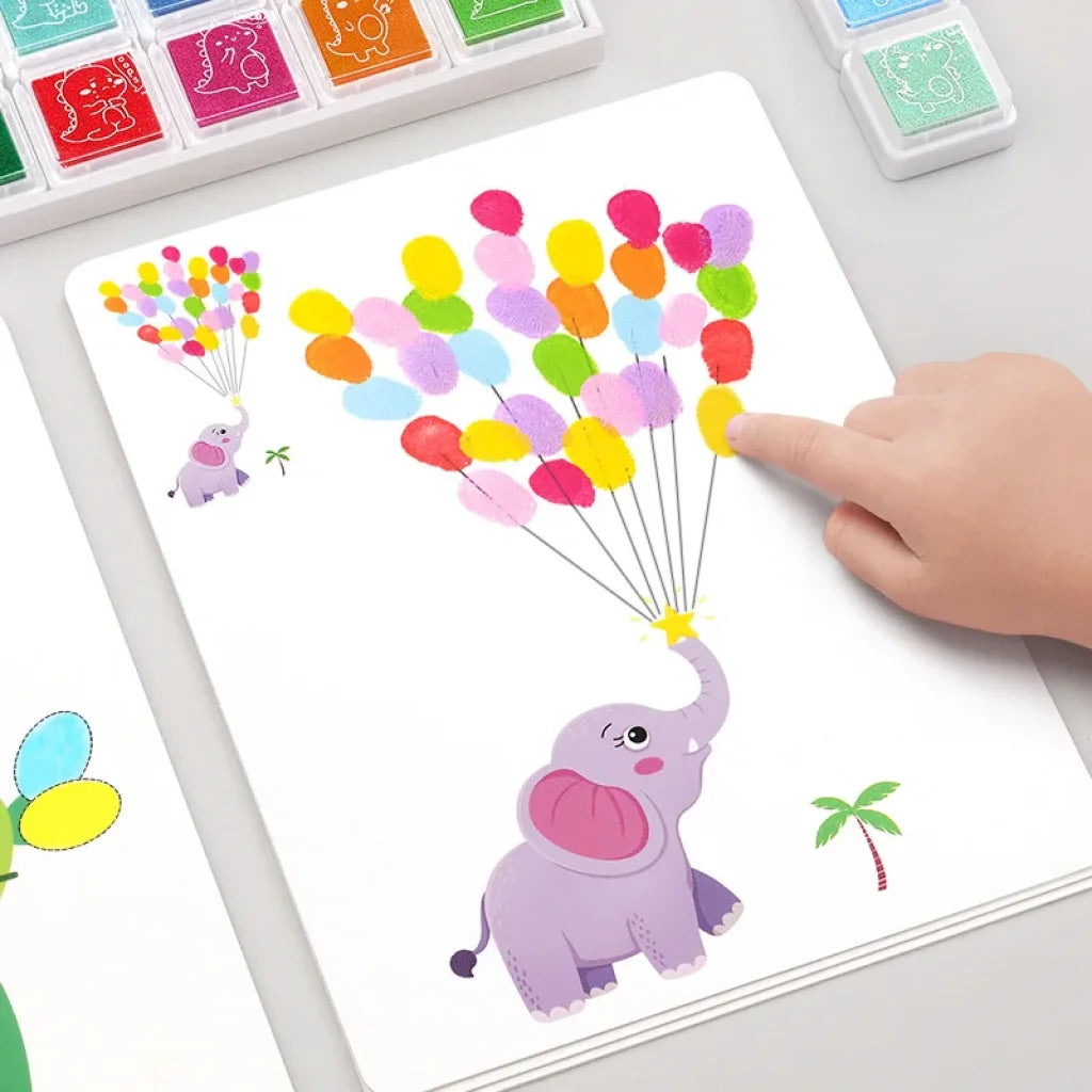 Diy Finger Painting Drawing