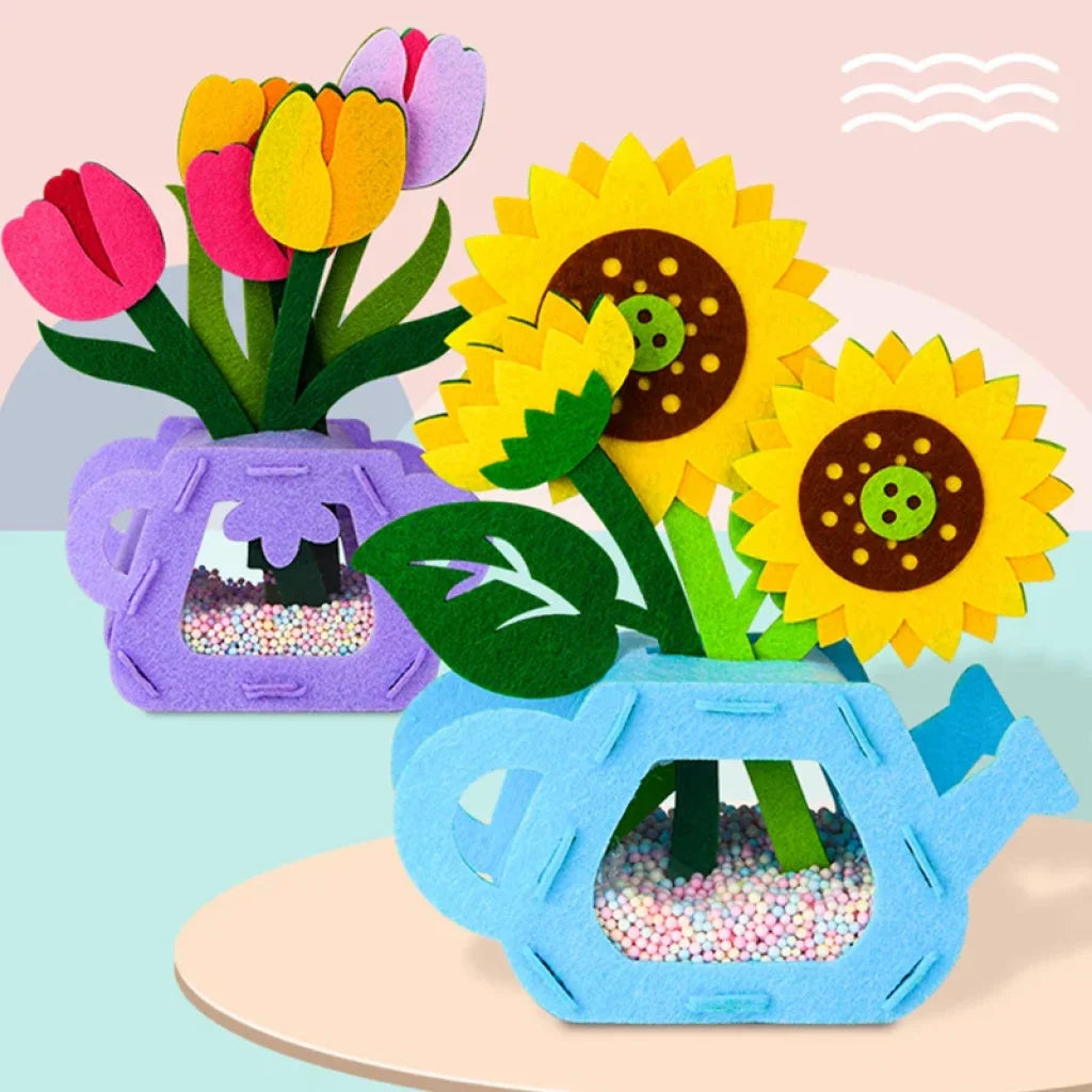 Diy Flower Toys Montessori Arts Crafts
