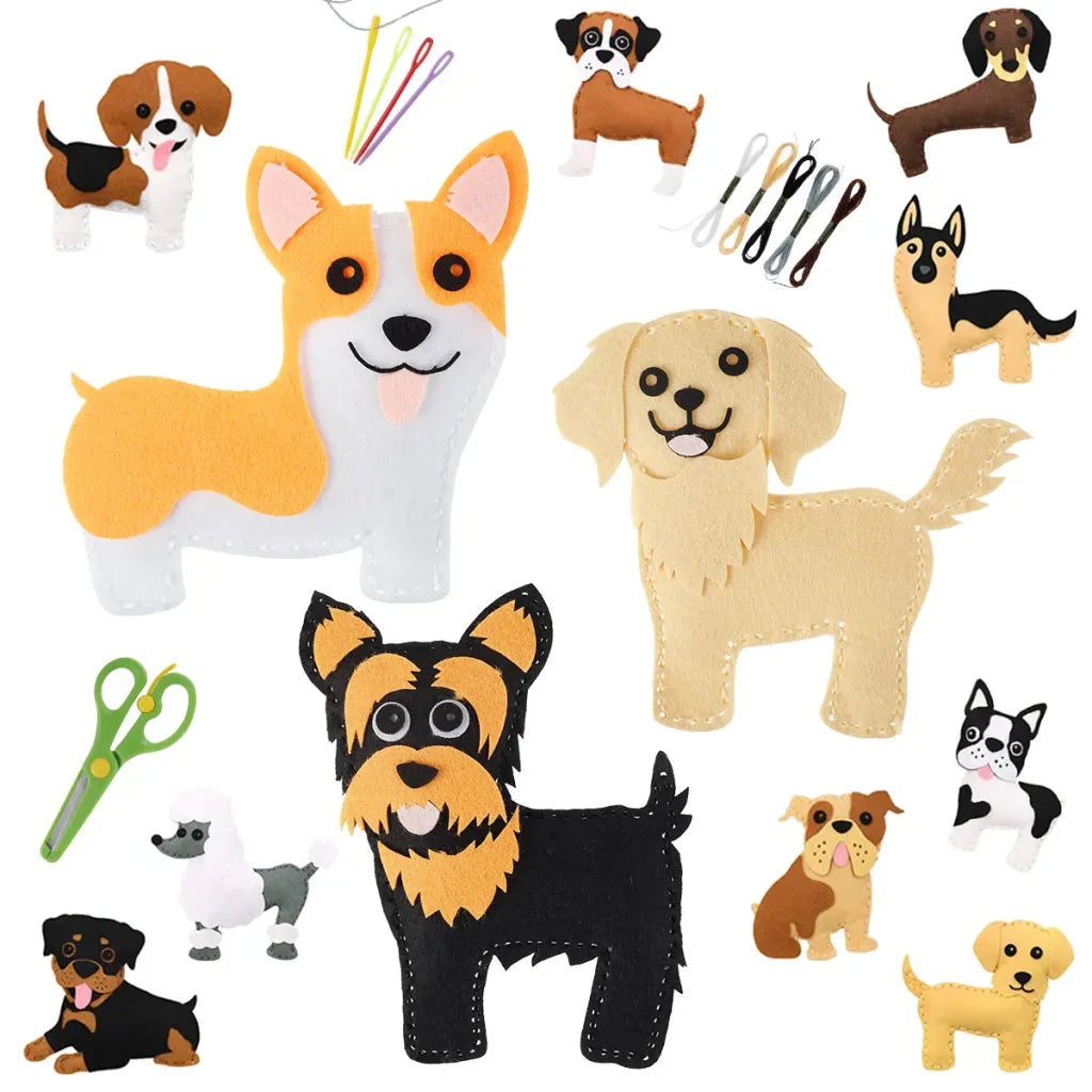 Diy Sewing Animals Craft Kit Forest Creatures