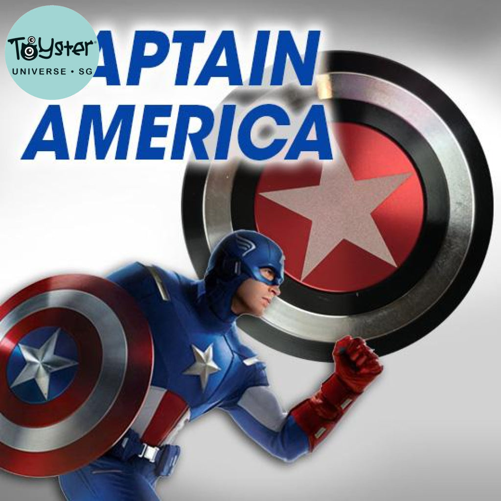 Edc Captain America Shield Hand Fidget Spinner Black