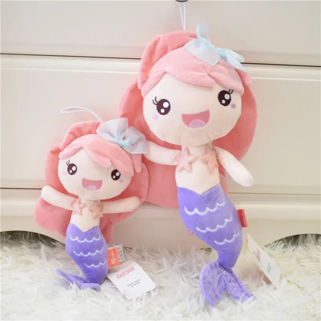 Fairy Tale Mermaid Princess Doll - pink hair Mermaid / about 28cm