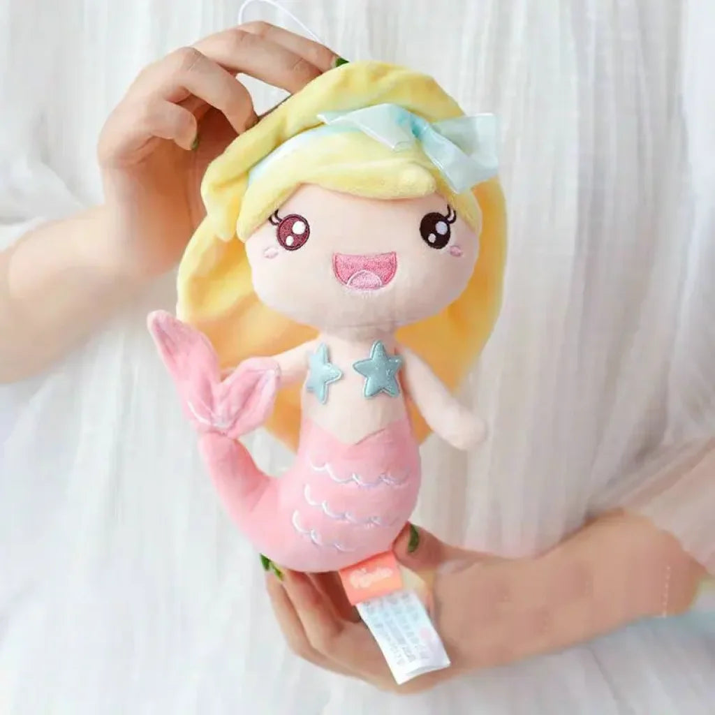Fairy Tale Mermaid Princess Doll - yellow hair Mermaid / about 28cm