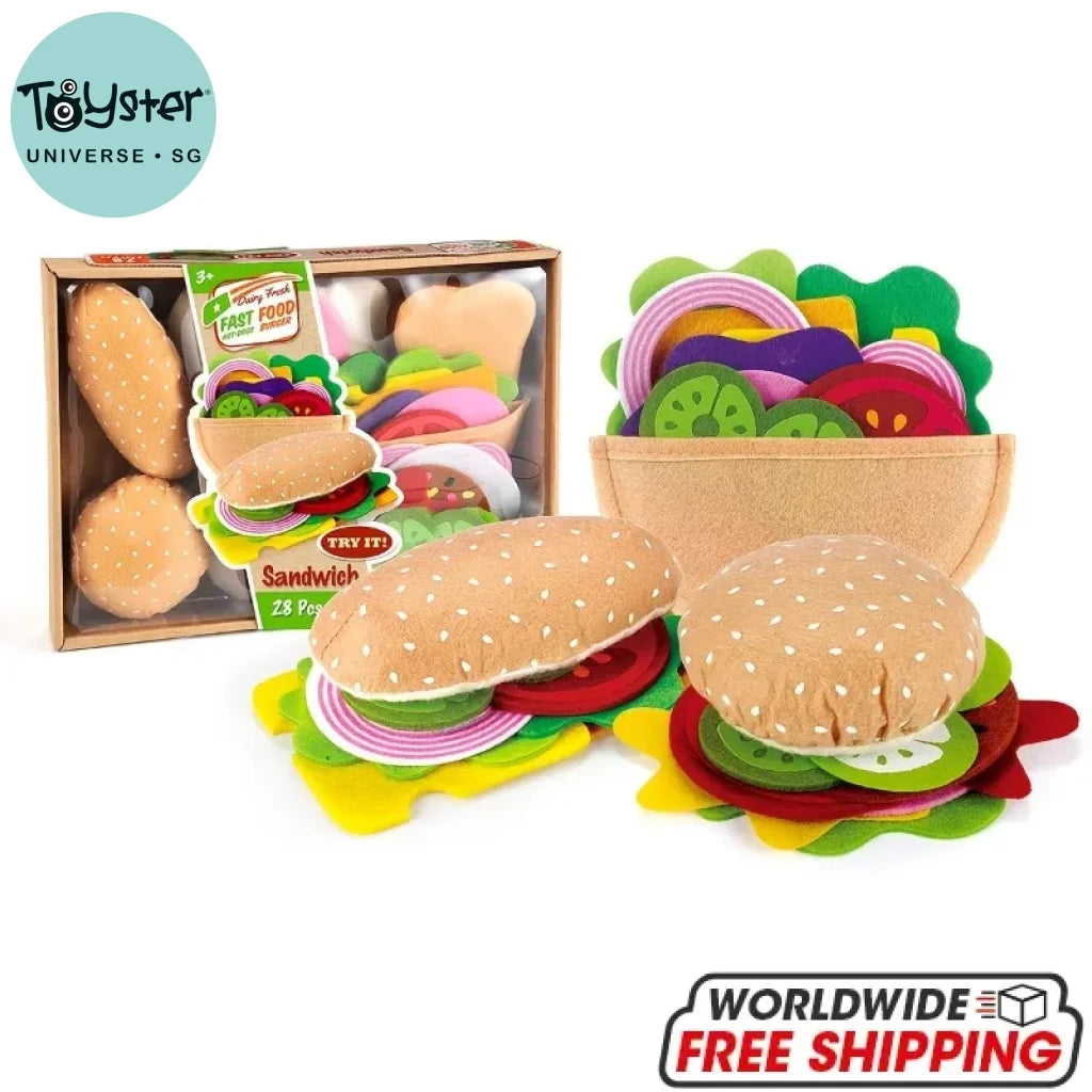 Felt Food Burger Sandwich