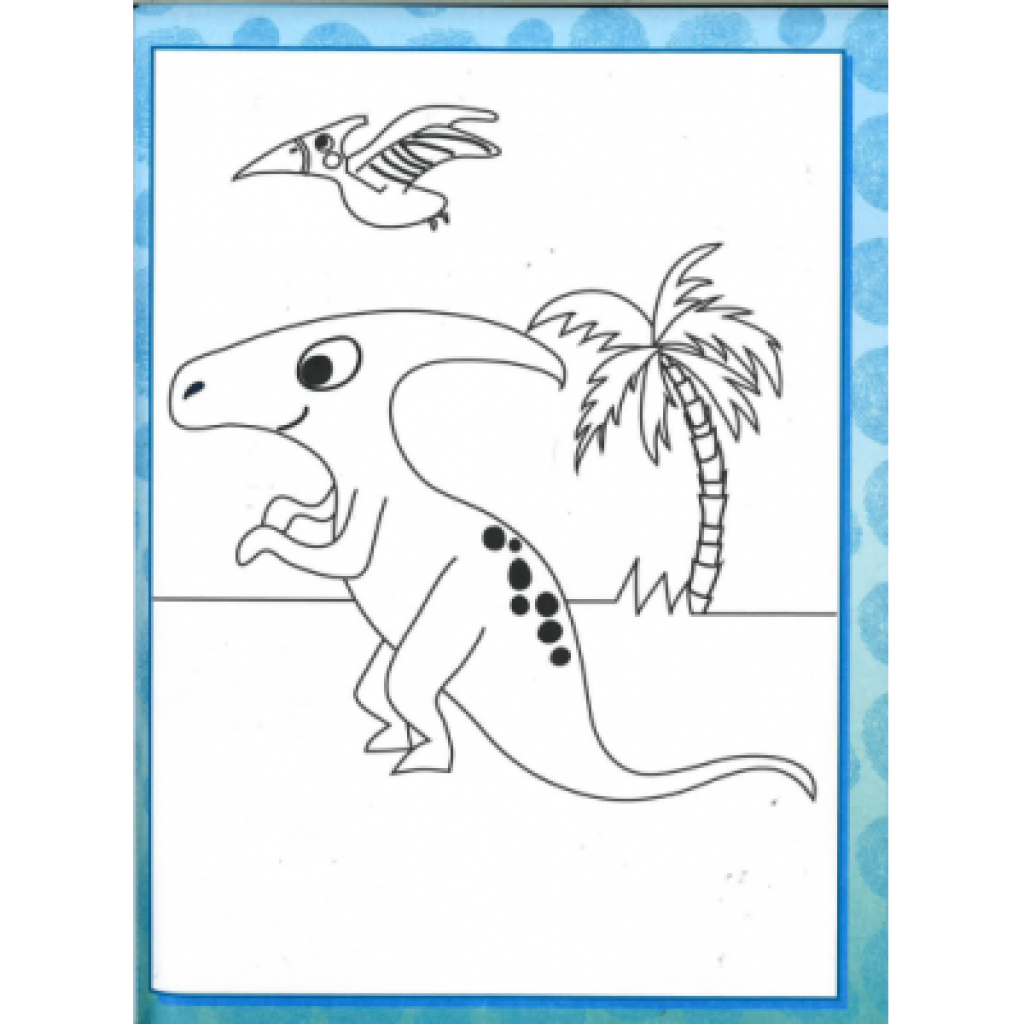 Fingerprint Buddies Book - Dinosaur Buddy & Barney