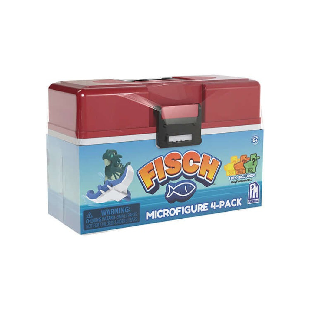Fisch Microfigures Series 1 - 4 Pack Assortment Playset - Fisch