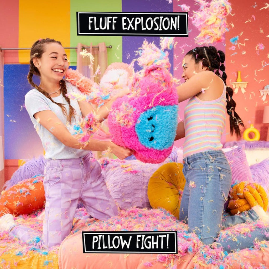 Fluffie Stuffiez Pillow Fight Plush - Rainbow Fluffie Stuffiez
