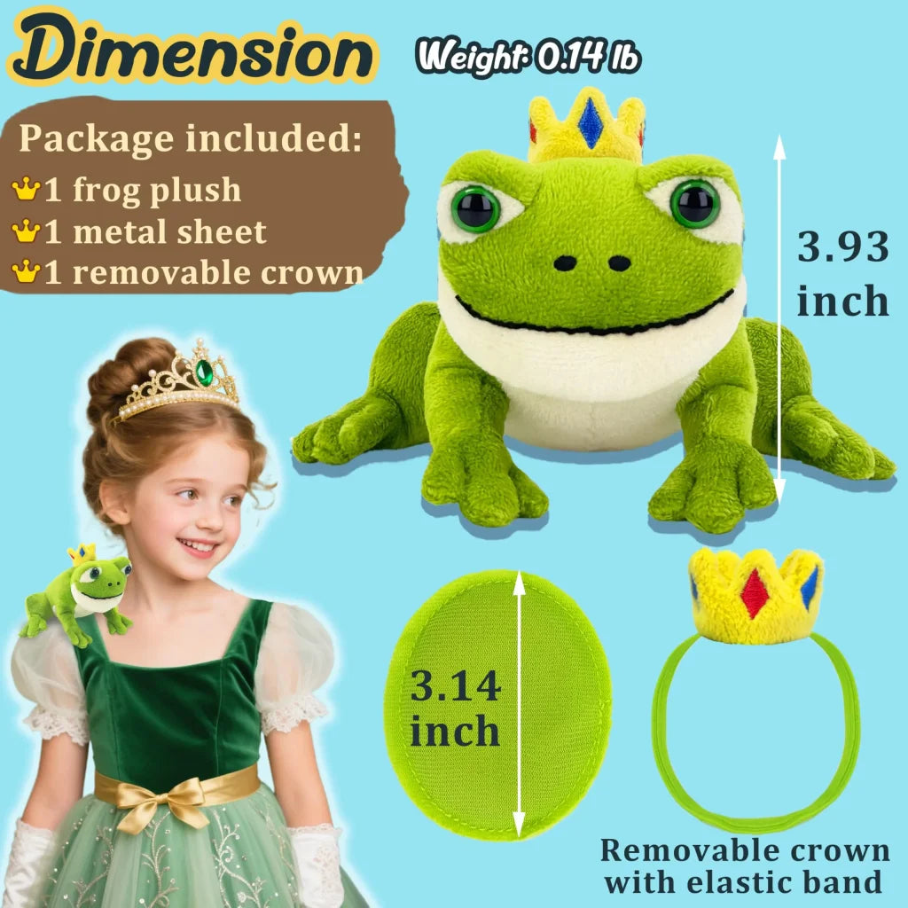 Frog Plush Toy 3.94’’ - green