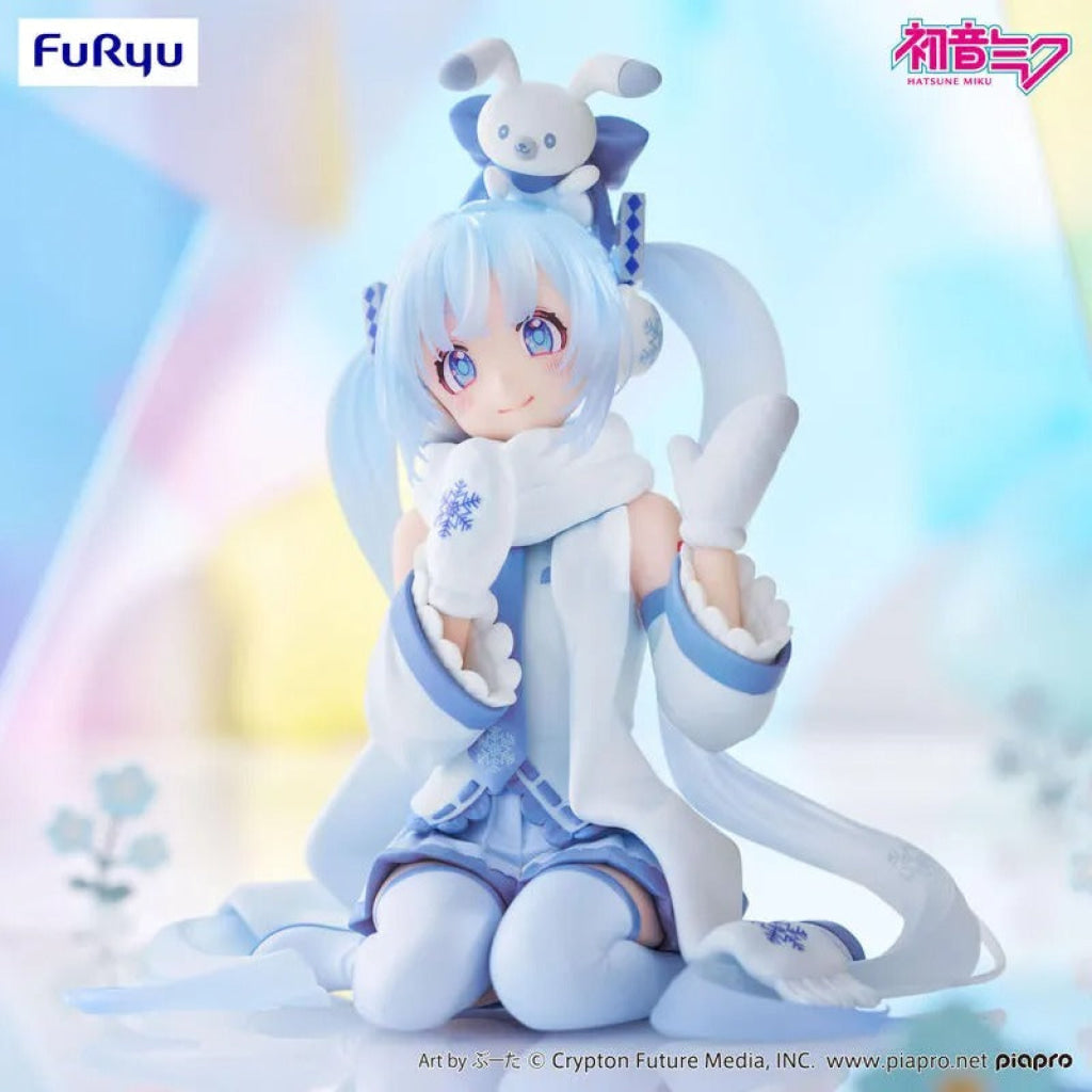 Furyu Hatsune Miku – Noodle Stopper Figure SNOW MIKU Sky Town 10th Version - Furyu