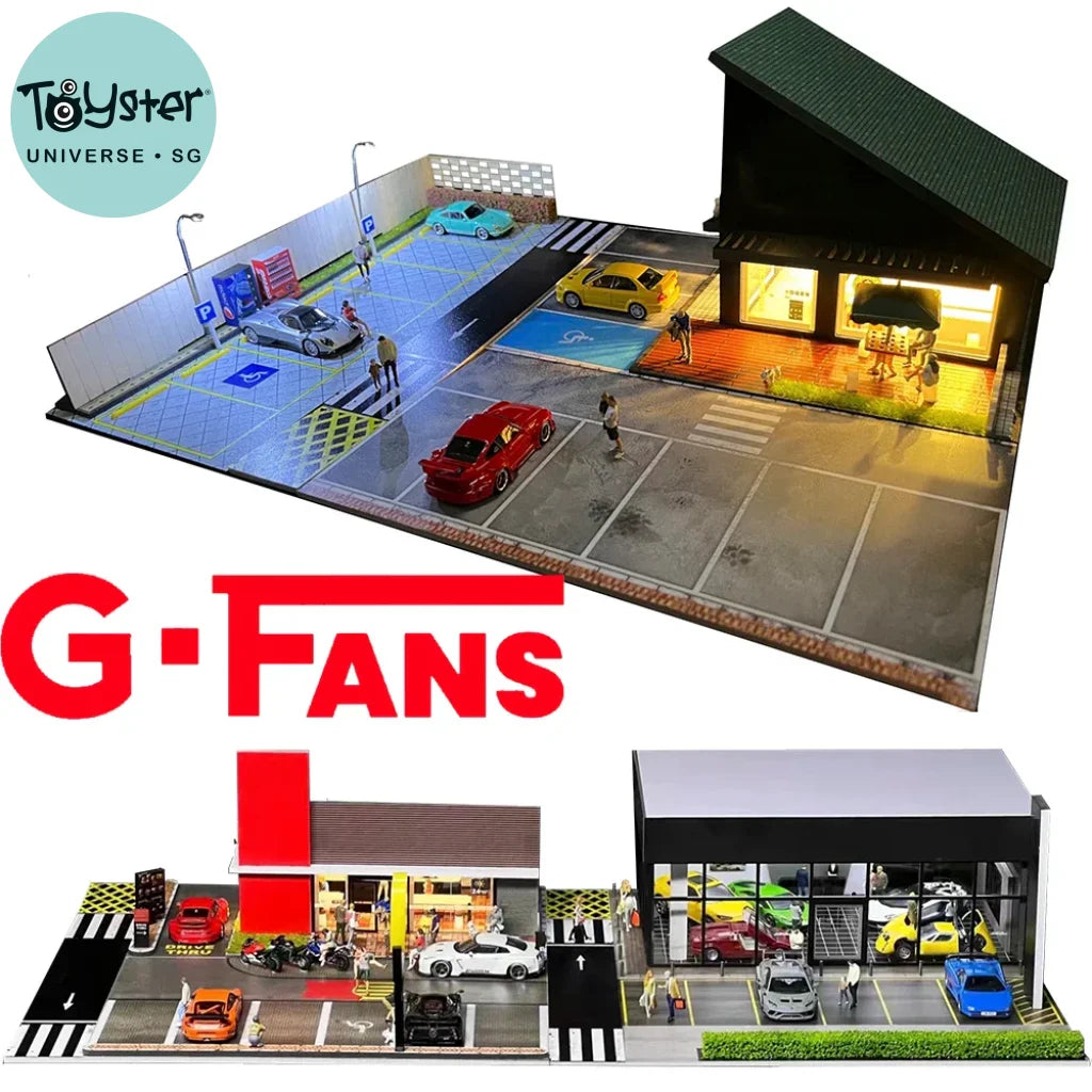 G Fans Models Car Parking Lot 1/64