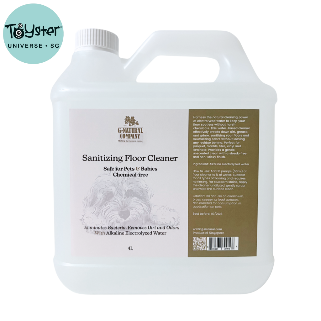 G-Natural Soap-Free Sanitizing Floor Cleaner Safe for Babies & Pets