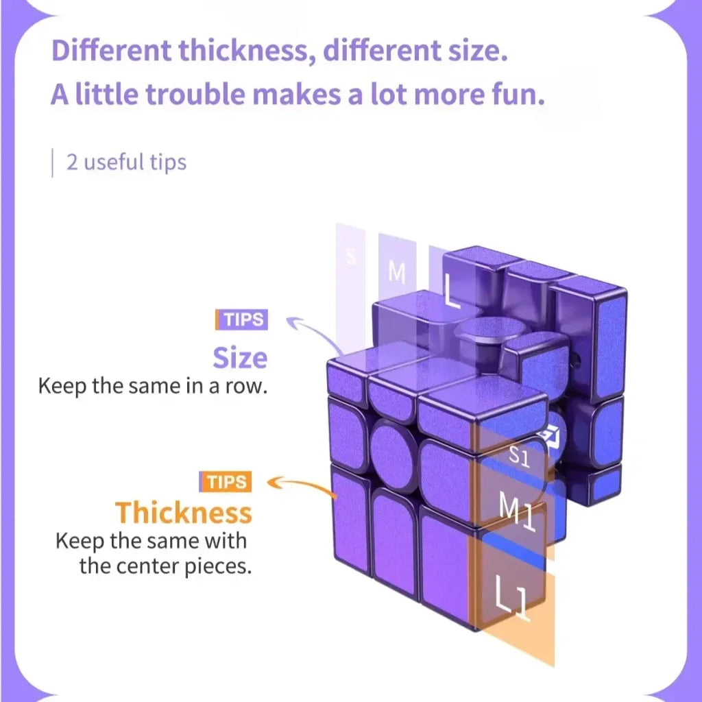 GAN 3x3 Mirror Cube 3X3x3 Magnetic Cube