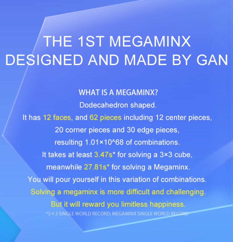 Gan Megaminx M Stickerless