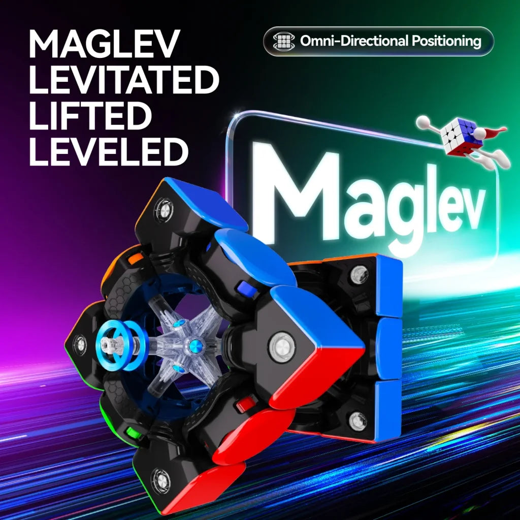 GAN V100 Maglev UV 3X3X3 Magic Cube Stickerless - GAN V100