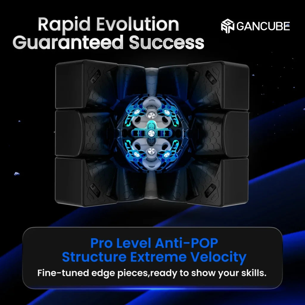 Gan14 Maglev Pro 3X3 Magnetic Speed Cube Uv Coated Gan