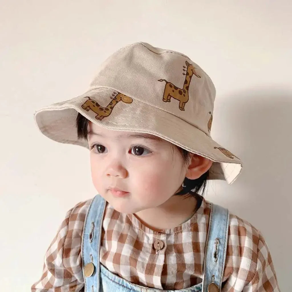 Giraffe Baby Bucket Cap