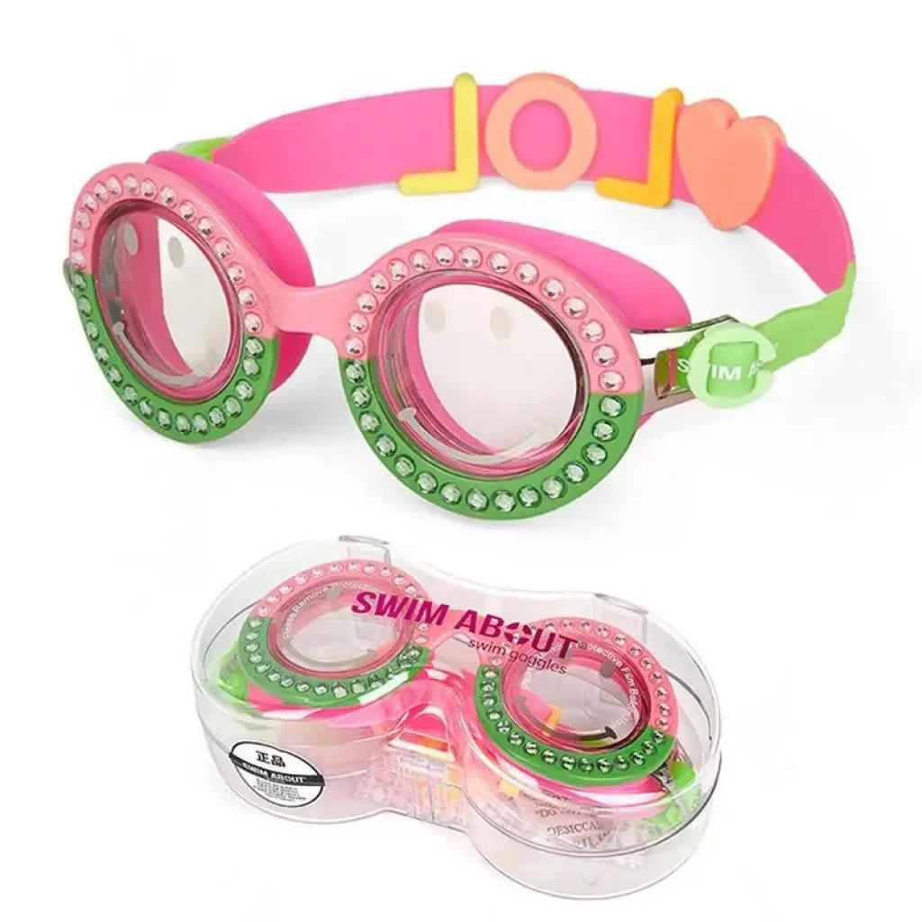 Girls Swimming Goggles Anti-Fog Uv Silicone