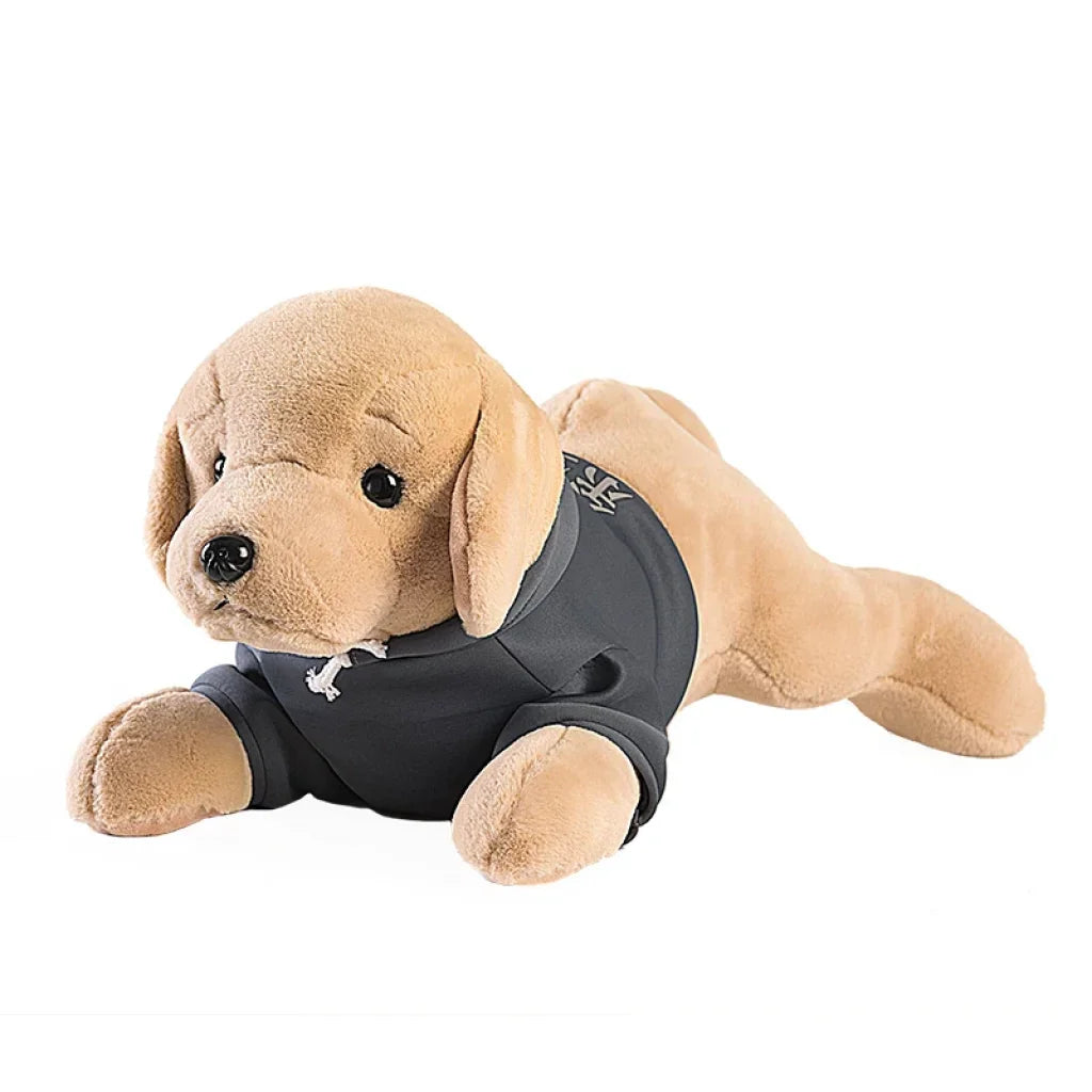 Golden Retriever Dog Stuffed Toy - black cloth / About 78cm
