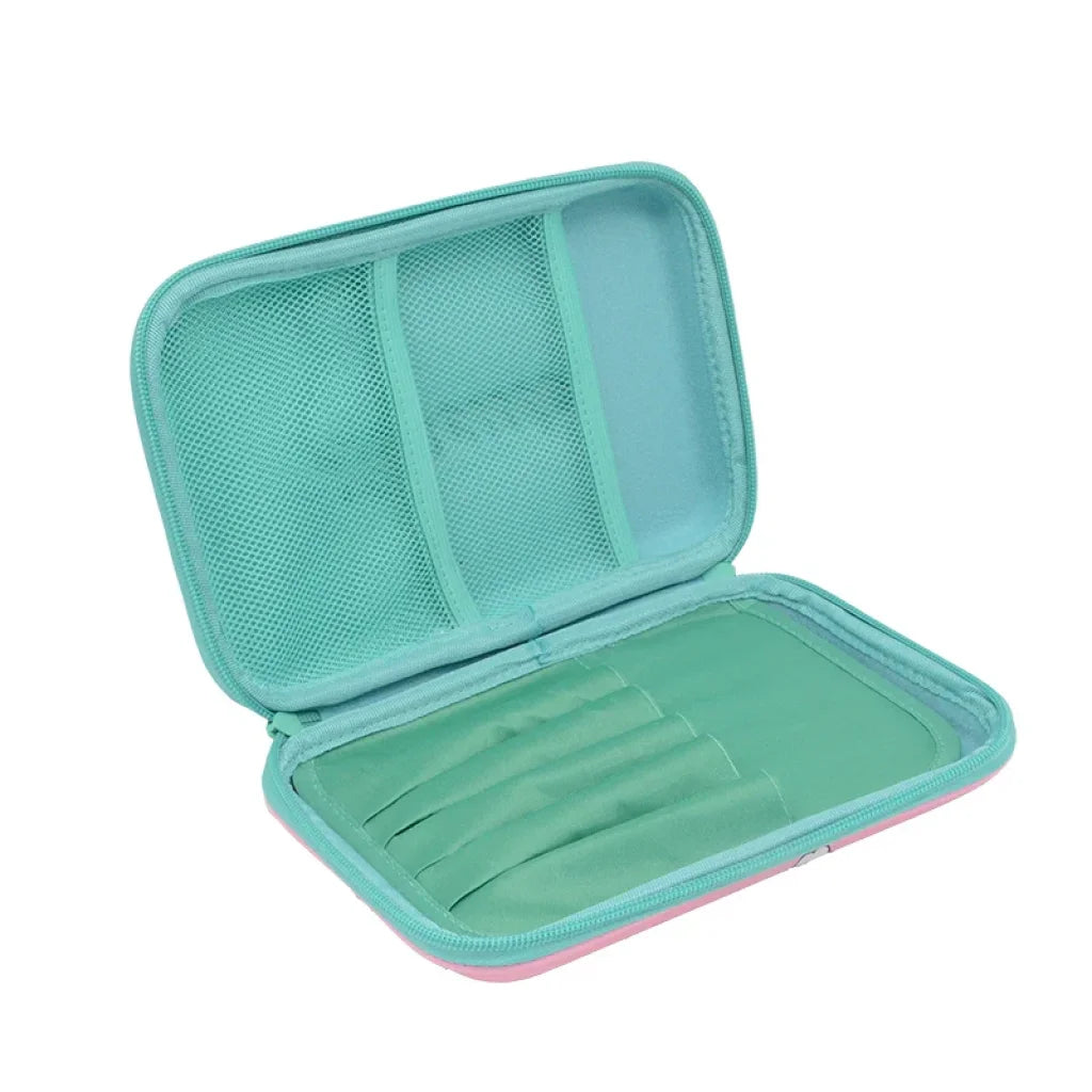 Hard Case Zip Pencil Case Big Size