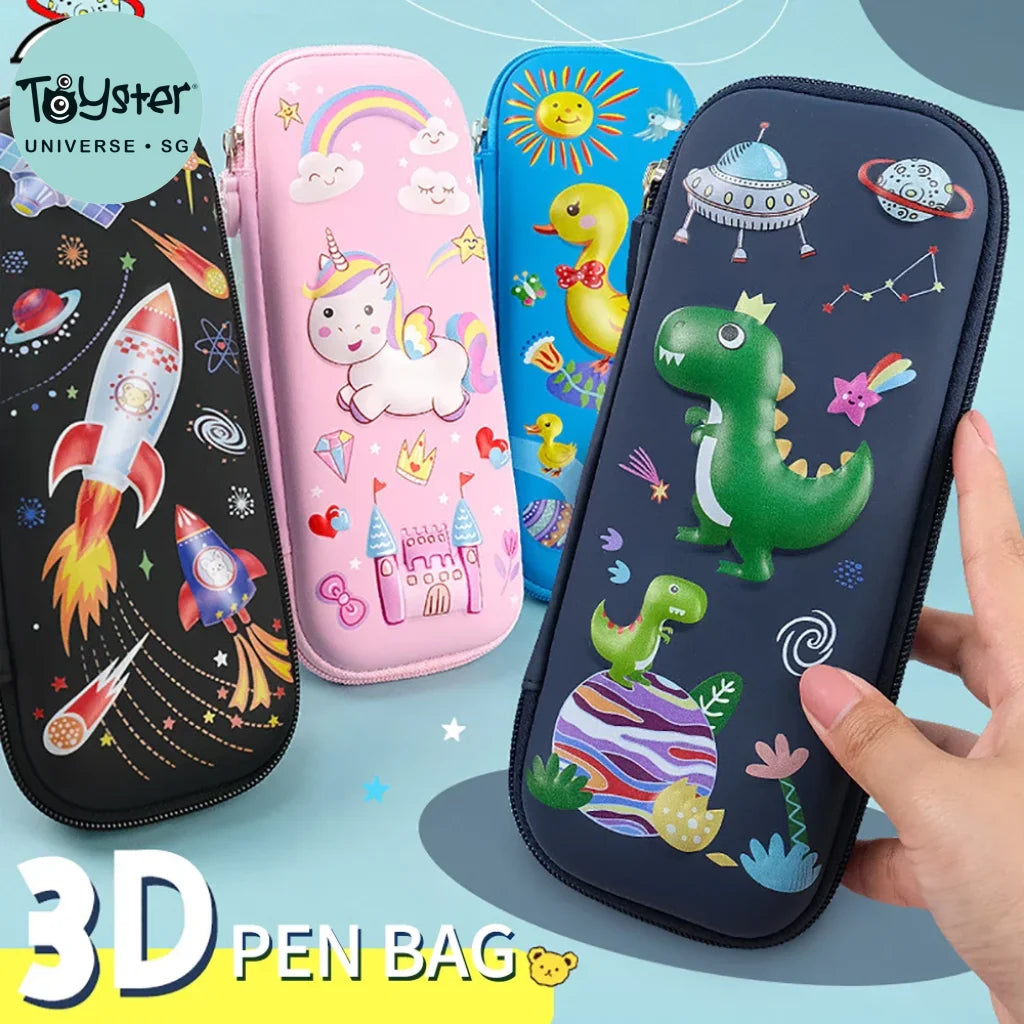 Hard Case Zip Pencil Case Small Size
