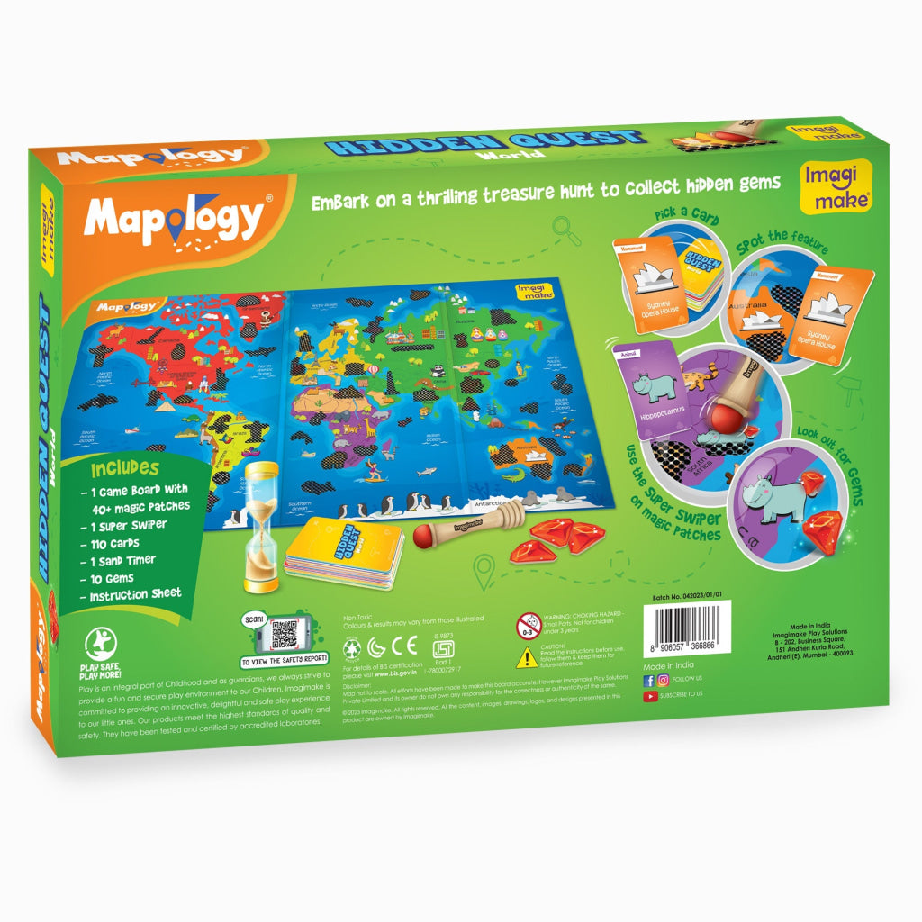 Hidden Quest World Map Game – Geography & Discovery - Mapology