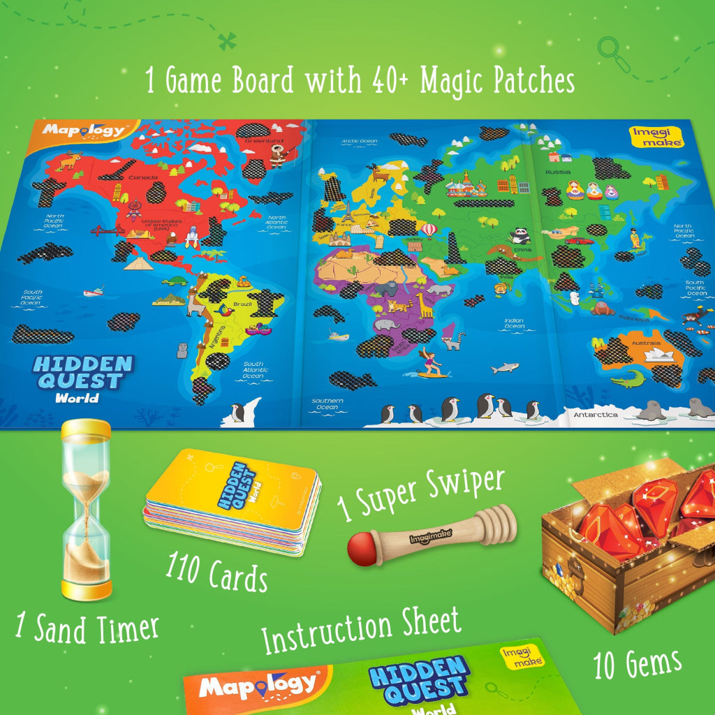 Hidden Quest World Map Game – Geography & Discovery - Mapology